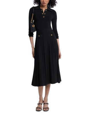 Polo Flared Midi Dress