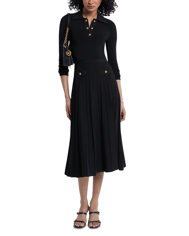 Michael Kors Polo Flared Midi Dress