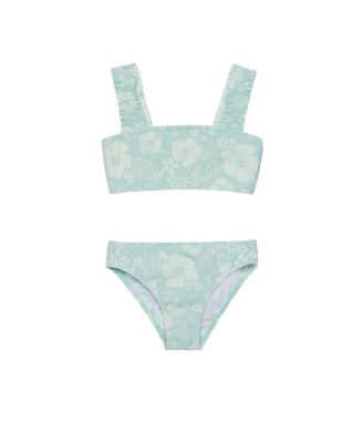 Girls' California Dreams Textured Swim Set - Little Kid, Big Kid