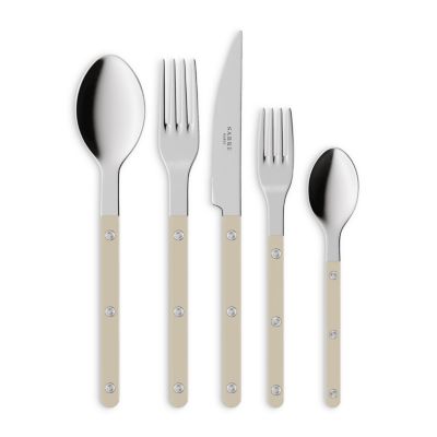 Bistrot 5 Piece Flatware Set - Light Khaki