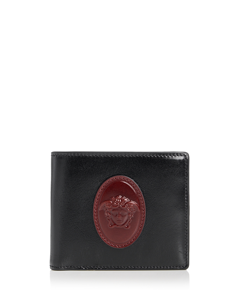 Versace Roomy Medusa Leather Bifold Wallet