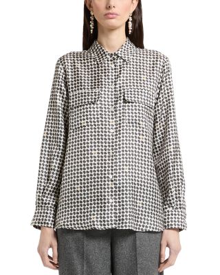 Mllmaestro Printed Silk Shirt