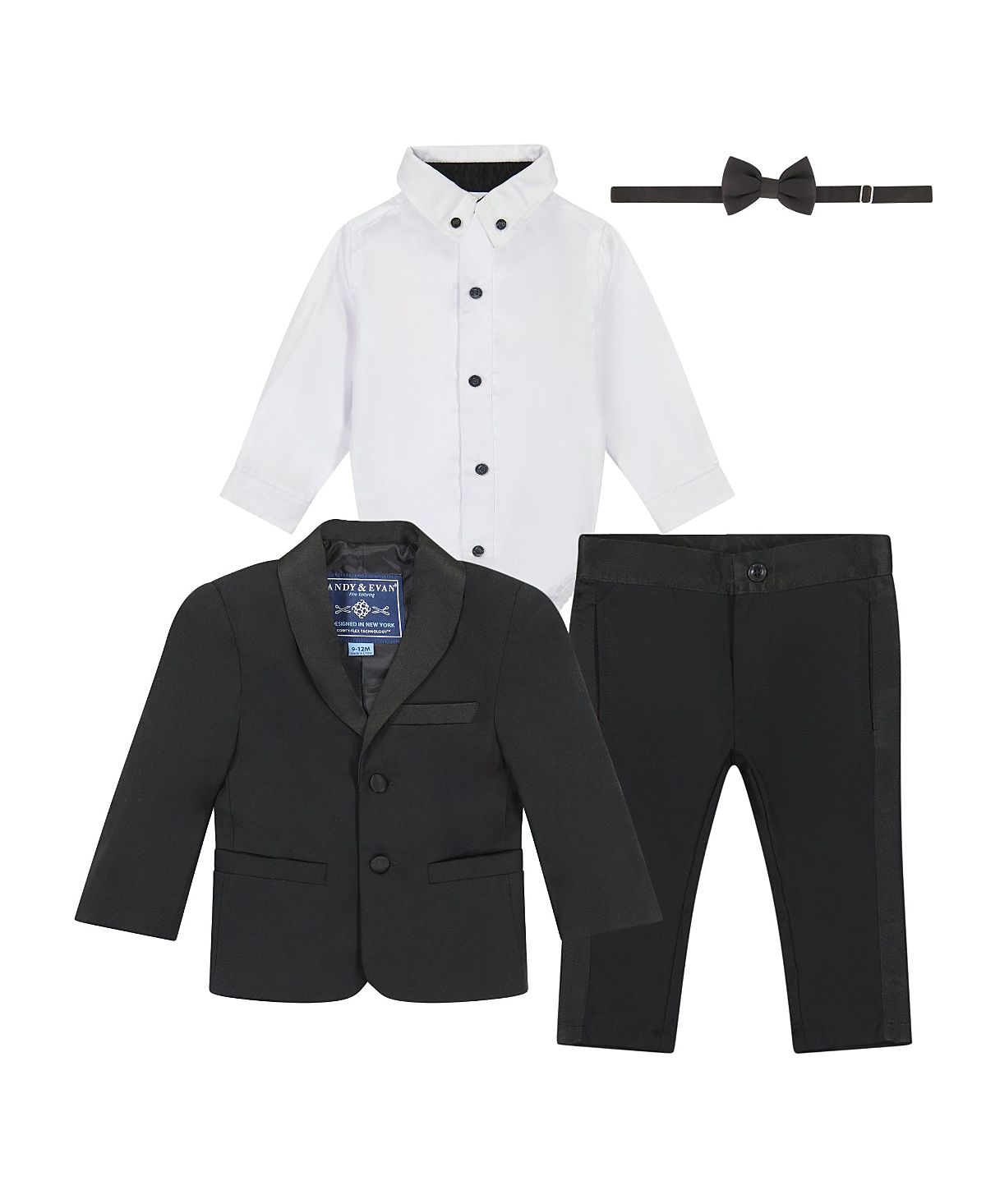 Andy & Evan Boys' Four Piece Tuxedo Set - Baby