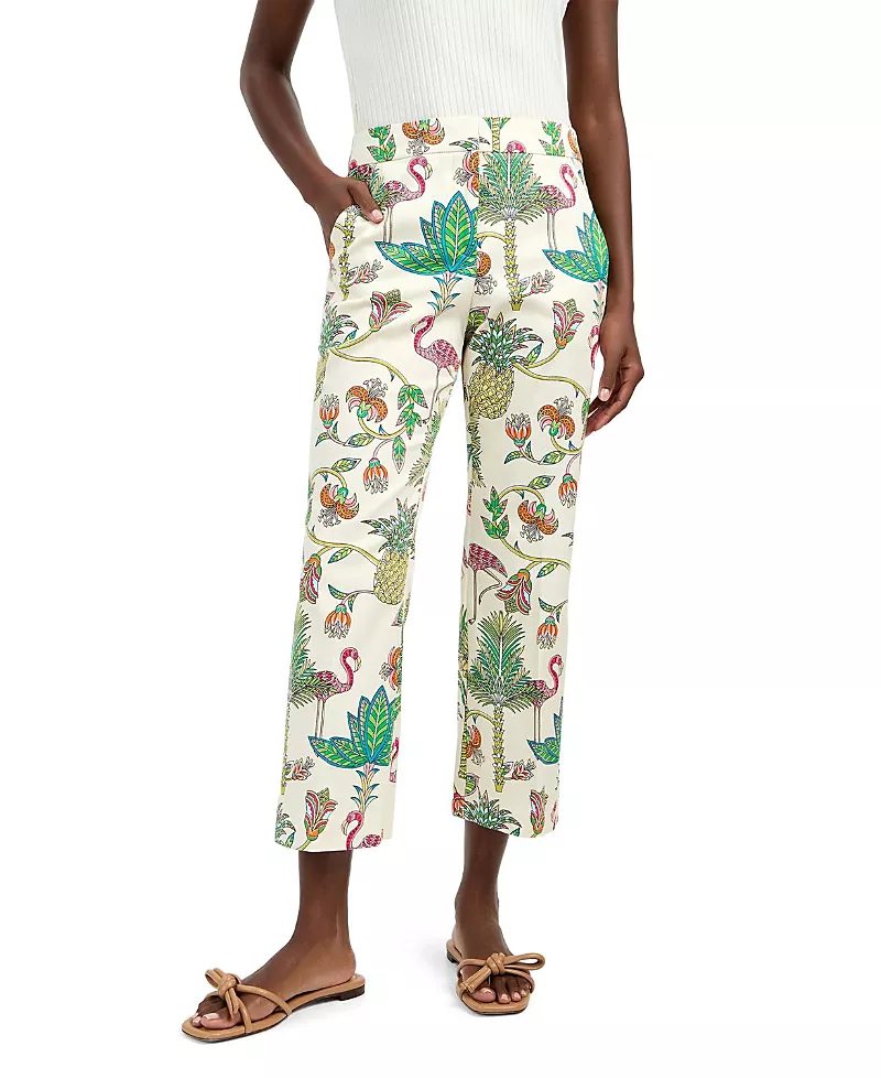 Trina Turk Lulu Cropped Tailored Pant