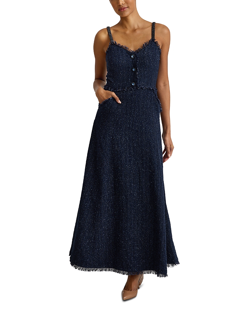 St. John Metallic Shimmer Dress