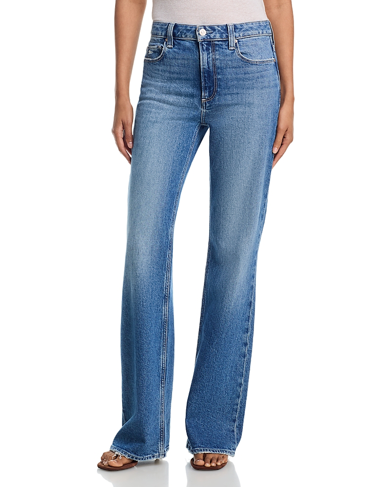 Paige Sofia High Rise Flared Jeans in Frittata