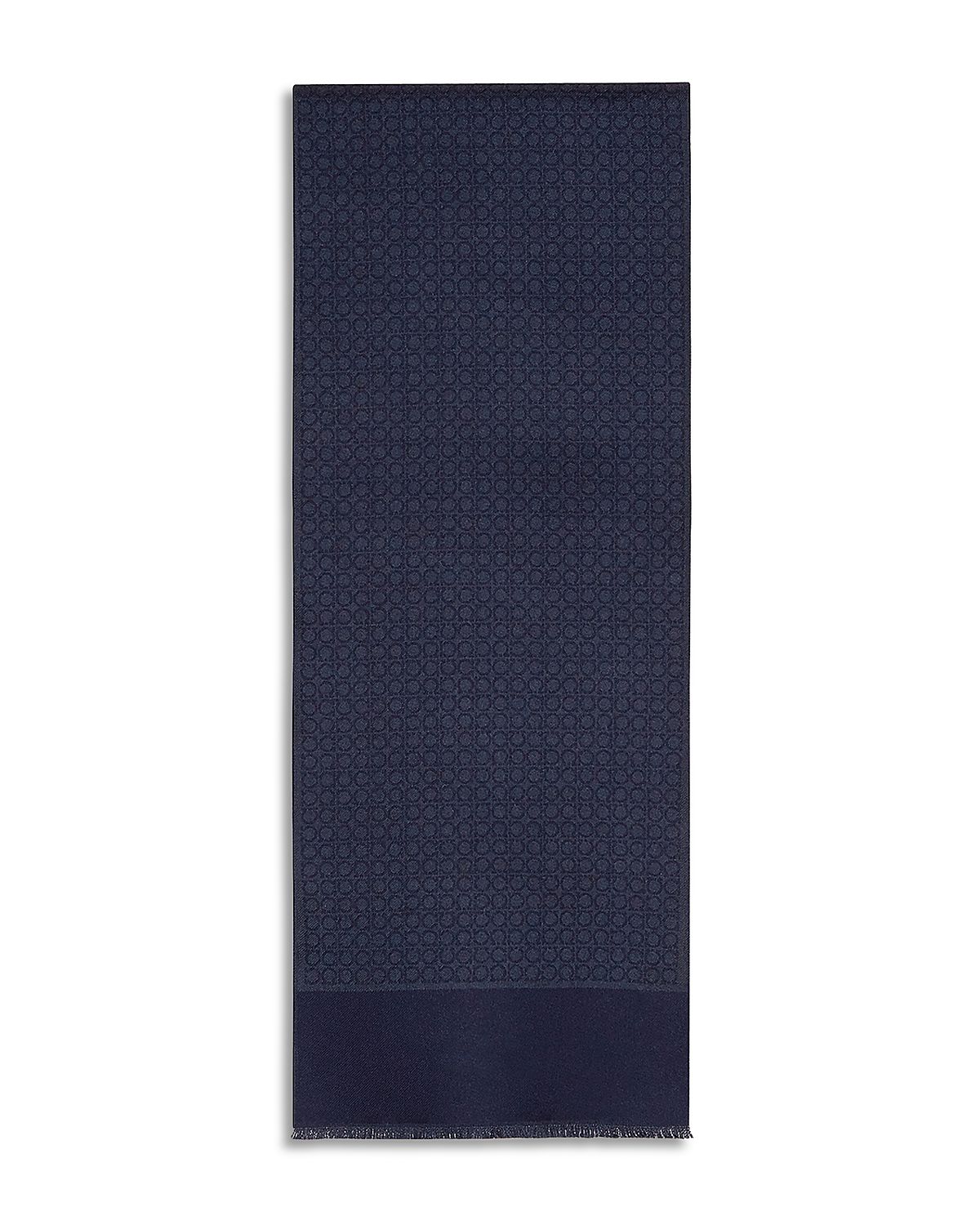 Ferragamo Gancini Logo Wool Scarf