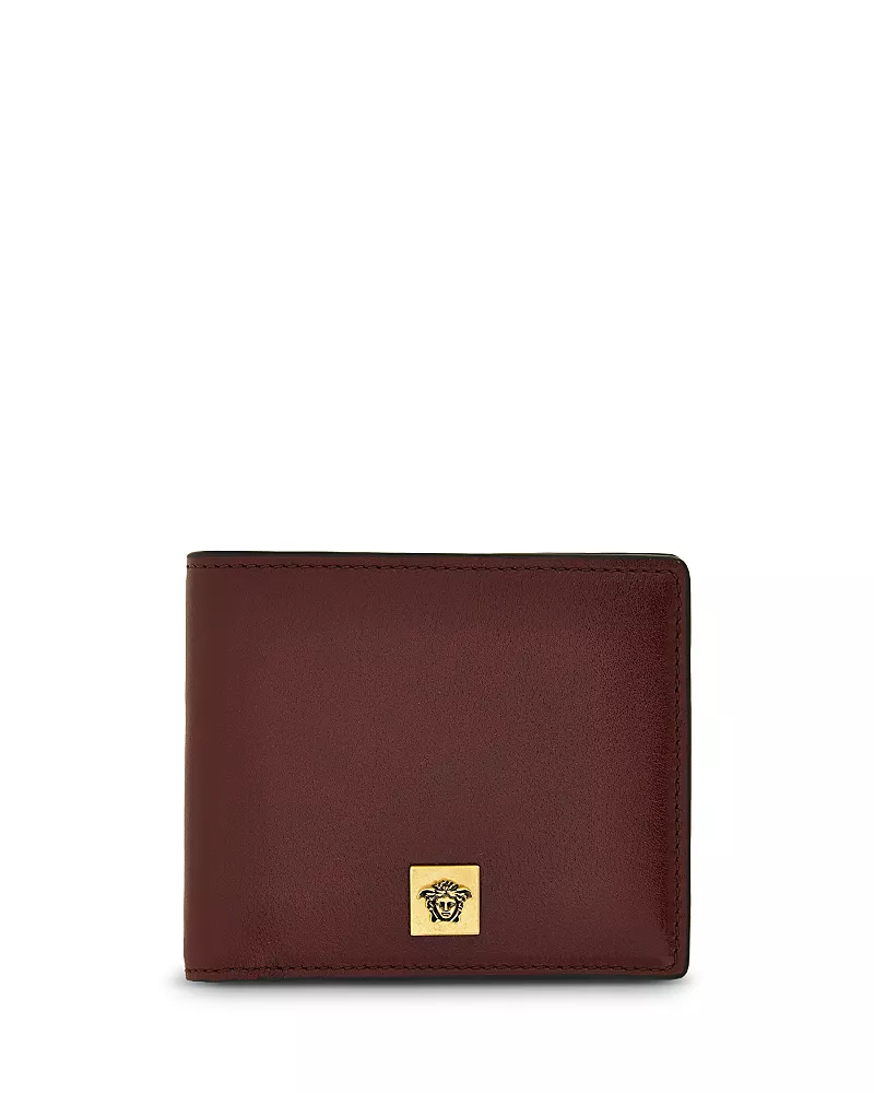 Versace Men's Leather Bifold Wallet