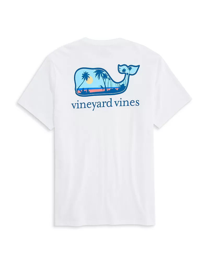 Vineyard Vines Dog Frisbee Logo Graphic T-Shirt