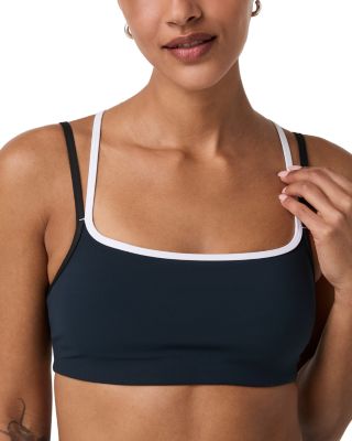 Vuori Daily Layered Bra In Blue
