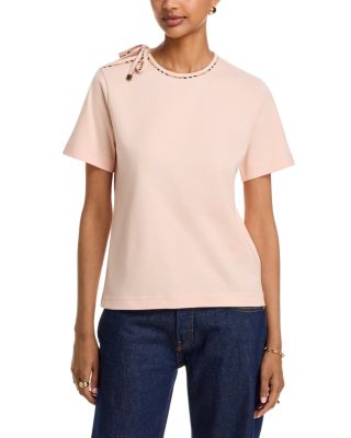 Frankie Tie Sleeve Cotton Tee
