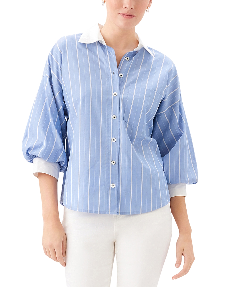 Karen Kane Lantern Sleeve Shirt