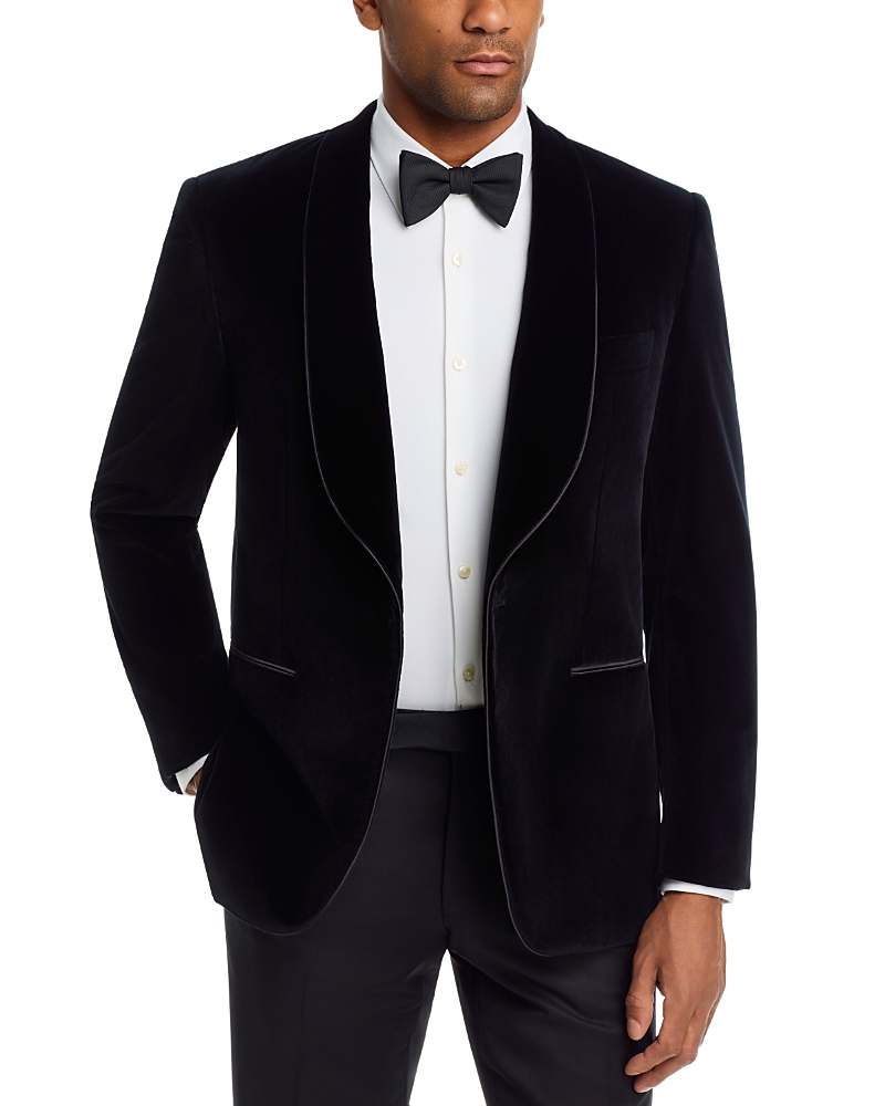 Canali Sienna Velvet Shawl Tuxedo Jacket