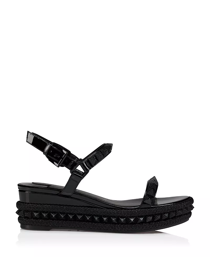 Christian Louboutin Women's Pyra Clou Sandals 60 mm Espadrilles
