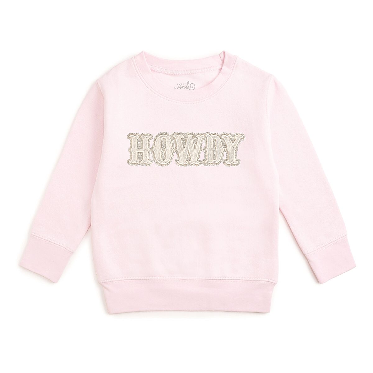 Sweet Wink Girls' Howdy Patch Western Sweatshirt - Big Kid
