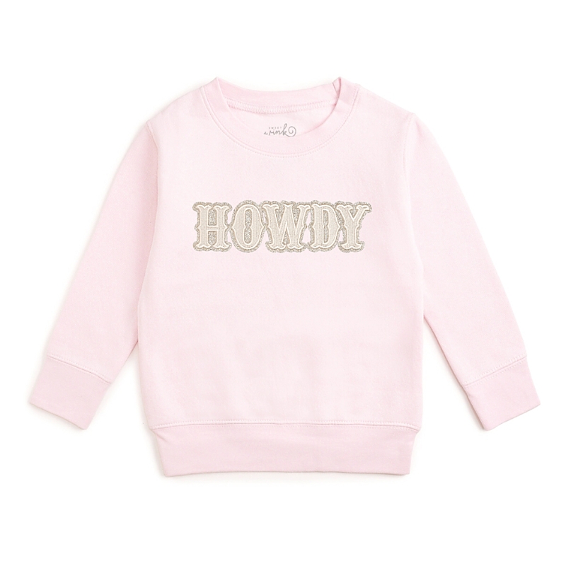 Sweet Wink Girls' Howdy Patch Western Sweatshirt - Big Kid