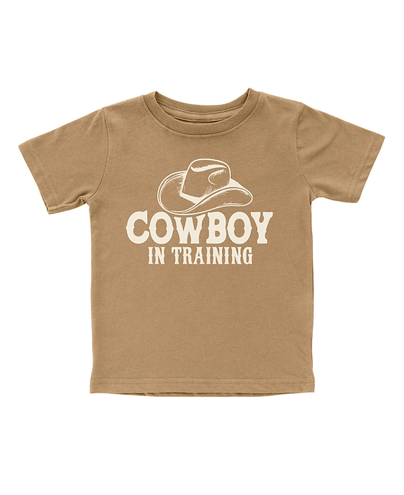 Sweet Wink Boys' Cowboy in Training Short Sleeve T-Shirt - Little Kid, Big Kid