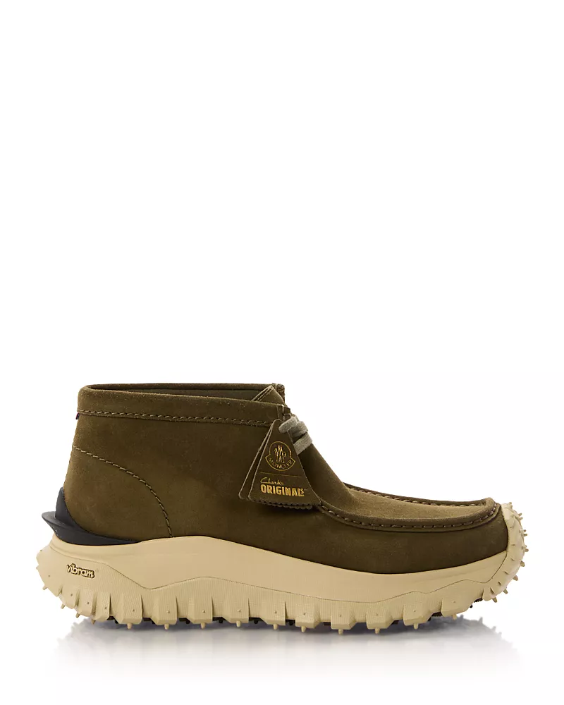 Moncler Men's Trailgrip Wallabee G Suede Boot