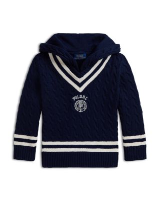 Boys' Cotton Hooded Cricket Sweater - Little Kid