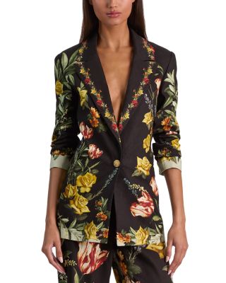 Denny Slim Notched Lapel Blazer