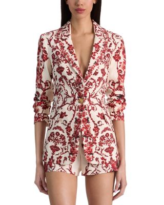 Macey Fitted Notched Lapel Blazer