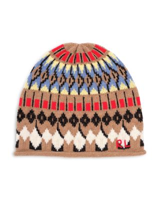 Chunky Knit Fair Isle Beanie