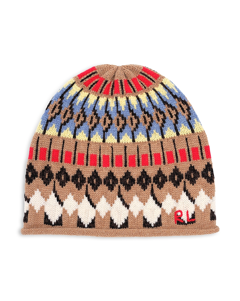 Polo Ralph Lauren Chunky Knit Fair Isle Beanie