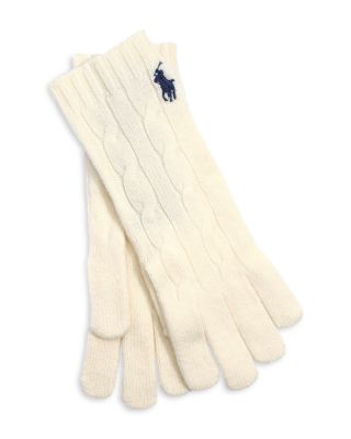 Wool & Cashmere Classic Cable Gloves