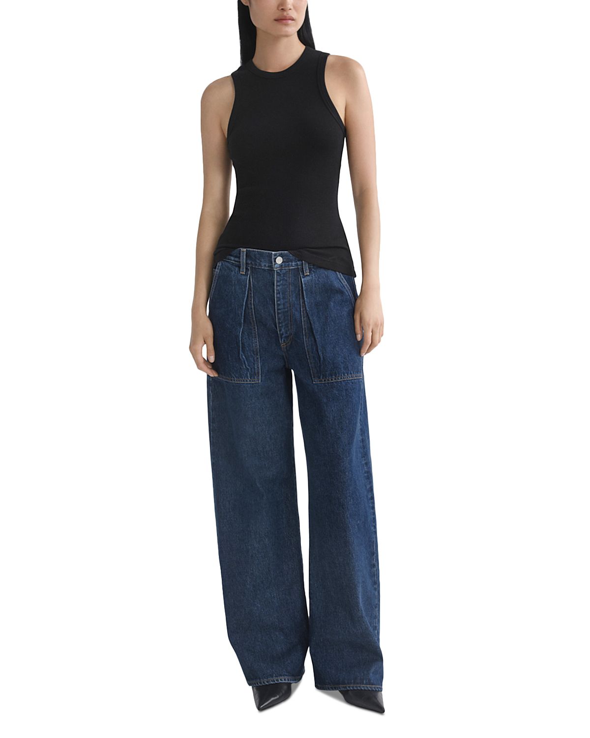Agolde Low Curve Utility High Rise Tapered Jeans