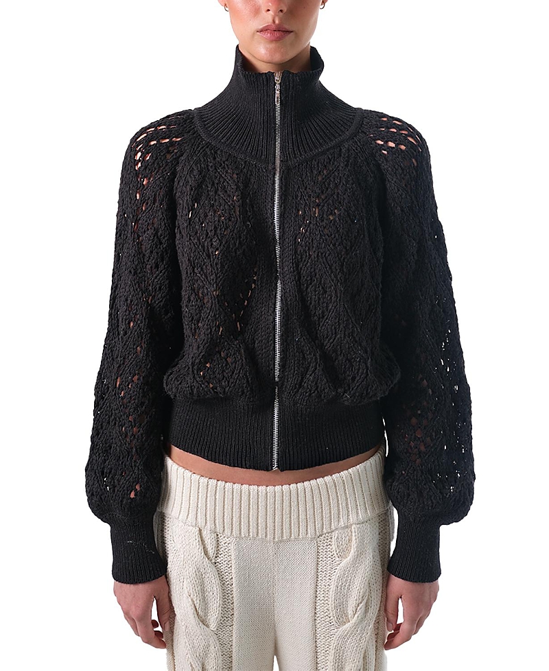 Parker Zinn Finley Open Knit Jacket · L