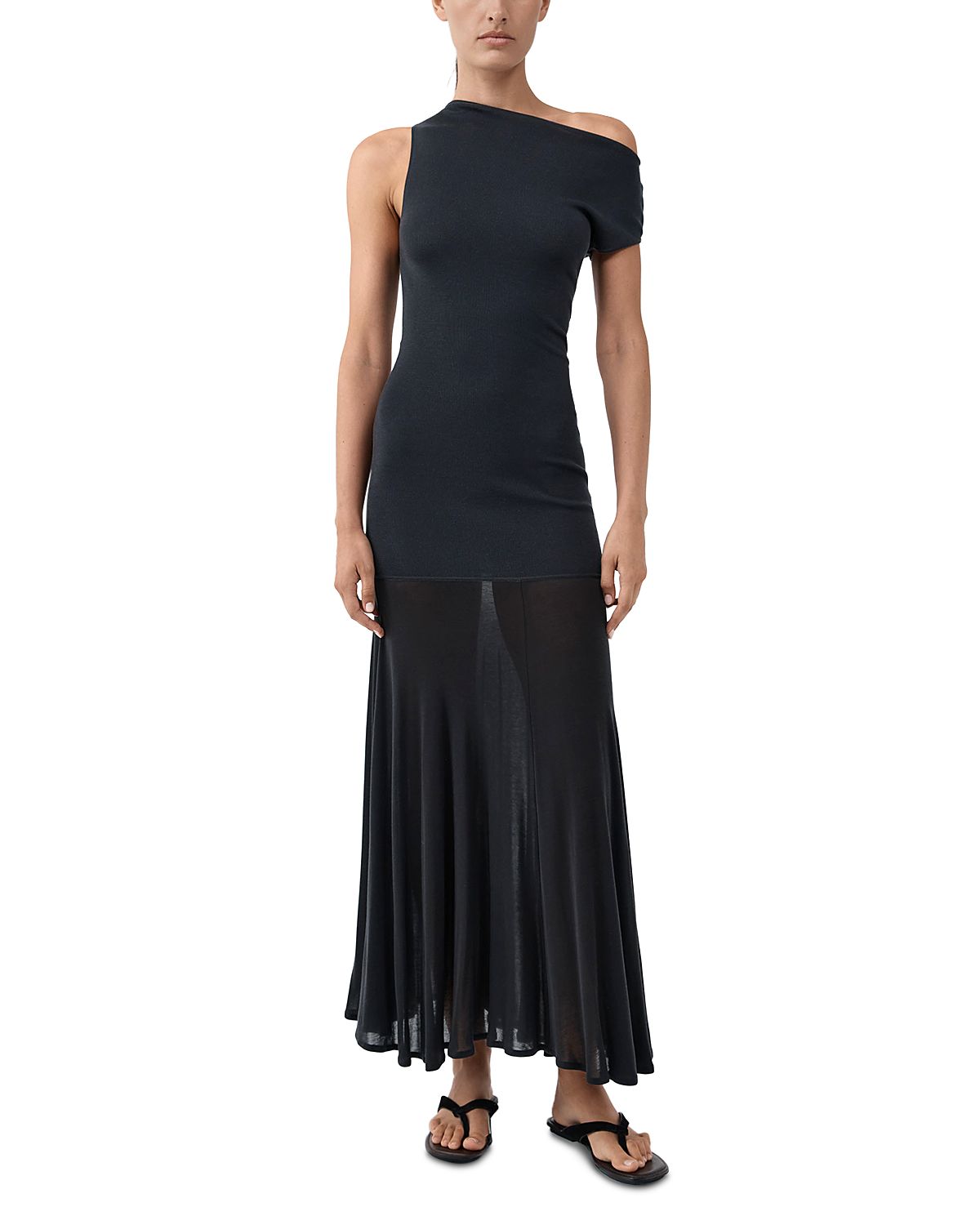 St. Agni Fine Jersey Circle Hem Dress
