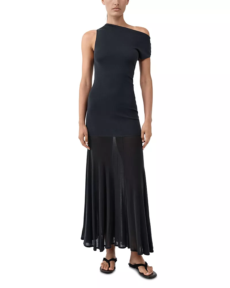 St. Agni Fine Jersey Circle Hem Dress