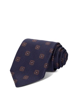 Silk Classic Textured Medallion Tie
