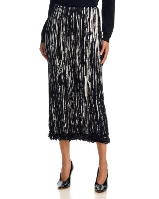 Sinclair Pleated Pencil Skirt