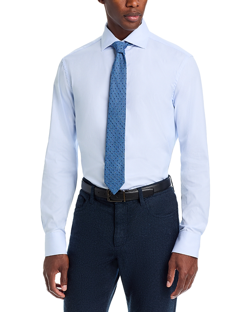 Canali Textured Weave Dress Shirt