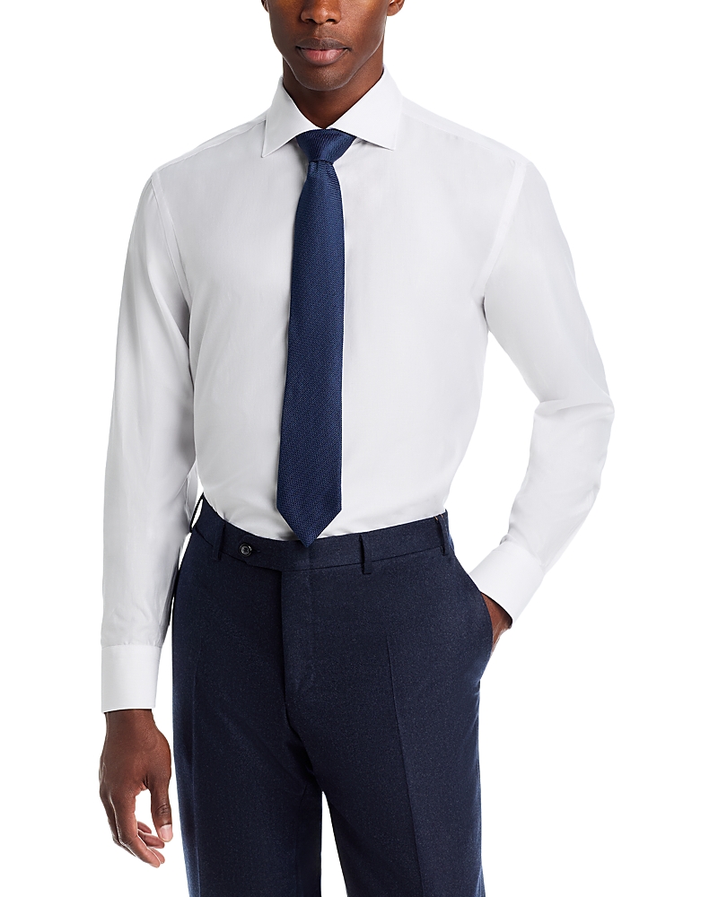 Canali Check Dress Shirt