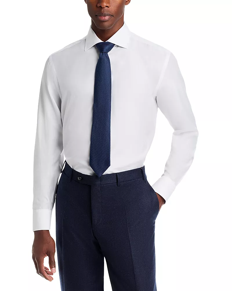 Canali Check Dress Shirt
