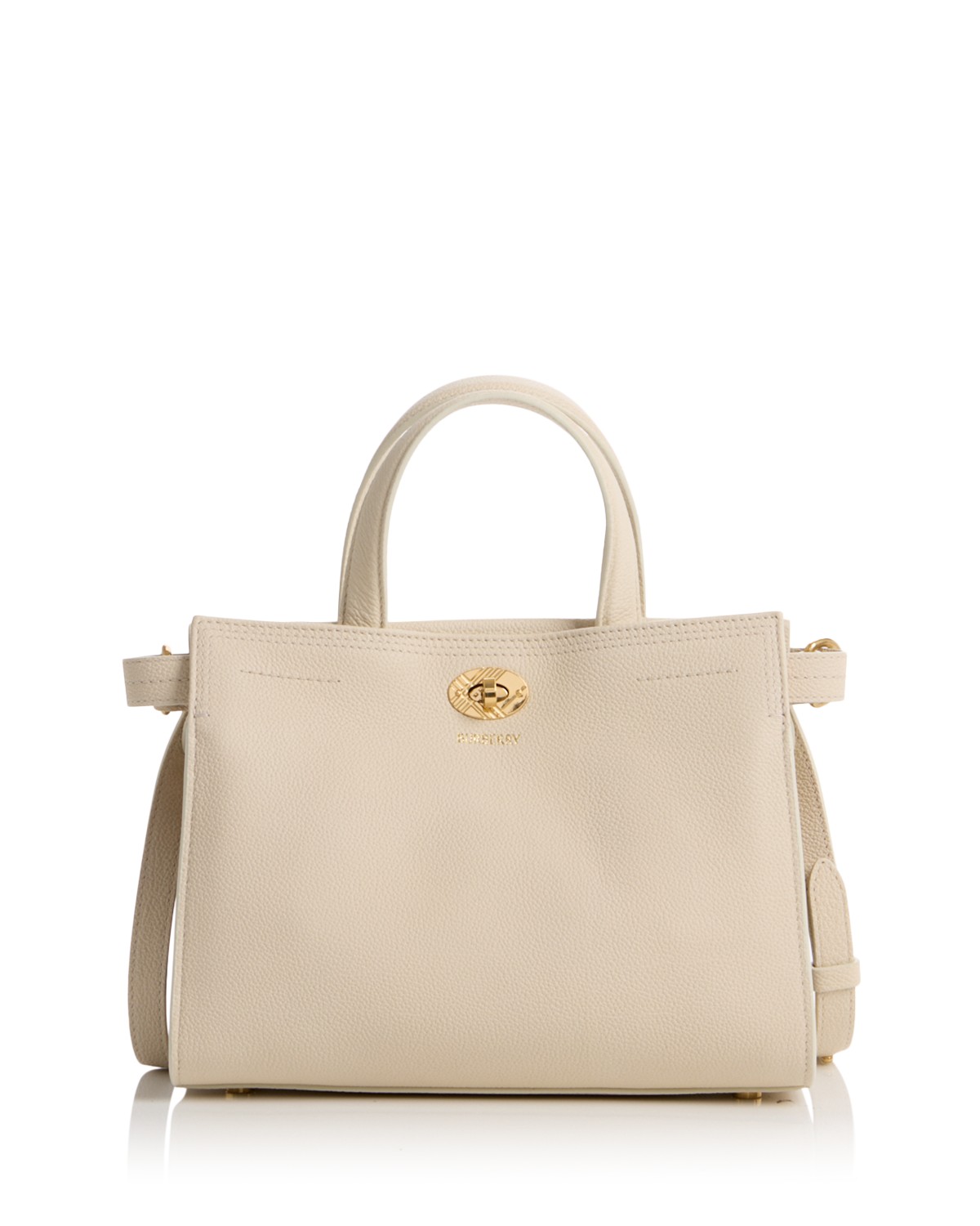 Mini Cotswolds Check Leather Tote