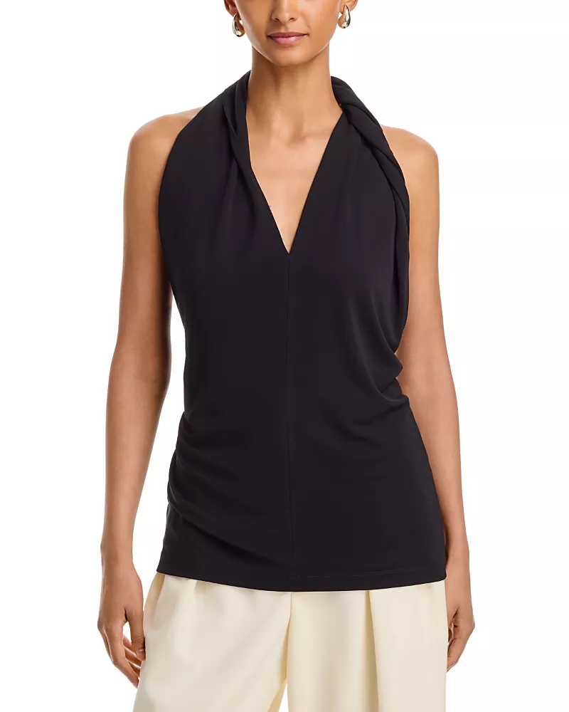 Toteme Twisted Jersey Halter Top