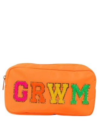  with GRWM Patch Nylon Pouch