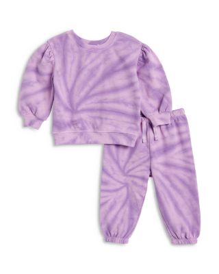 Girls' Clematis Tie Dyed Long Sleeve Top & Pants Set - Baby