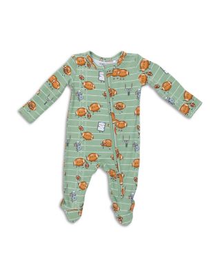 Boys' Footballs Playing Football 2 Way Zipper Footie - Baby