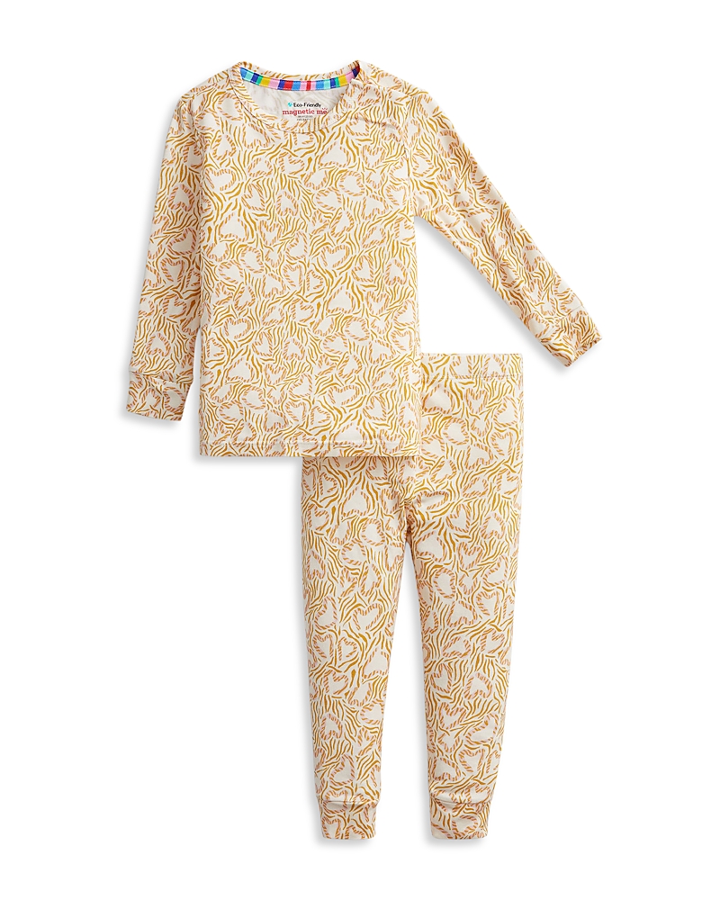 Magnetic Me Girls' Wild Side Printed Magnetic Pajama Set - Baby, Toddler