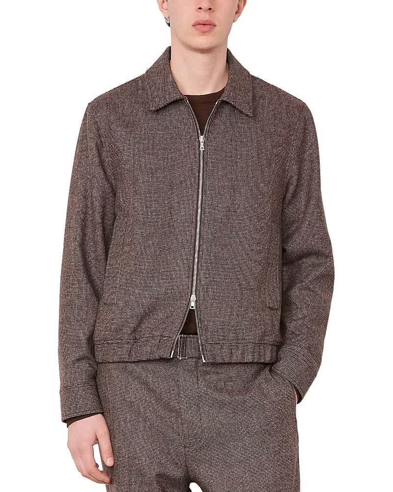 Officine Generale Marlino Brush Pattern Jacket