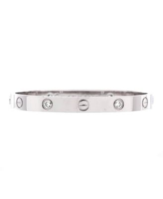  Love 4 Diamond Bracelet 18K White Gold and Diamonds