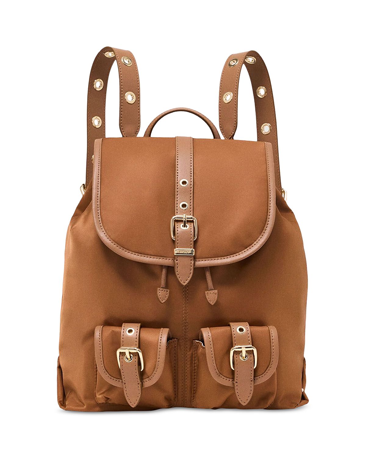 Maje Miss M Nylon & Leather Backpack