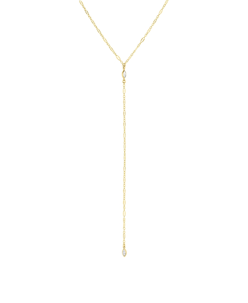 Set & Stones Ezra Marquise Lariat Necklace