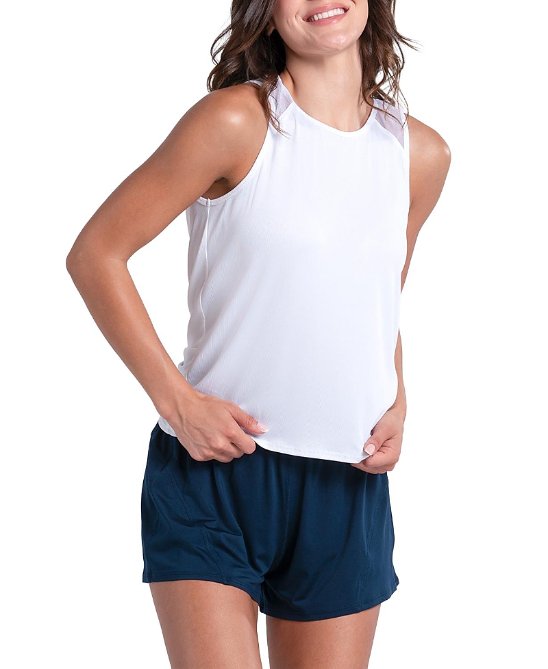 Lucky in Love Women's Twist Back Rib Tank