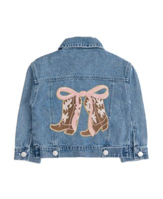 Girls' Cowgirl Cutie Patch Western Denim Jacket - Little Kid, Big Kid