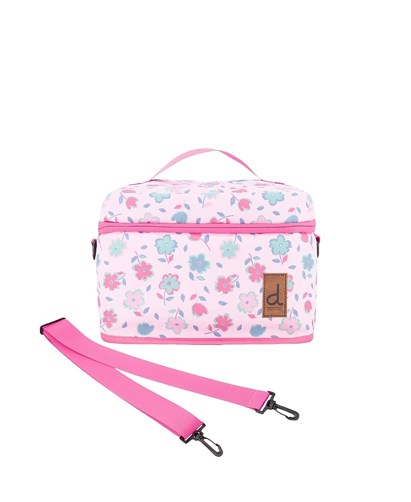 Deux par Deux Girls' Flowers Charming Durable Lunch Box - Little Kid, Big Kid